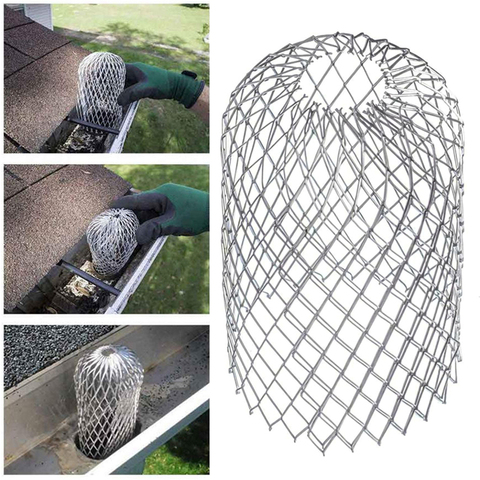 Filtre de protection de gouttière 3 pouces, en aluminium, arrête le blocage des feuilles, Drain de débris, filet de vidange, couverture, outils de jardinage ► Photo 1/6