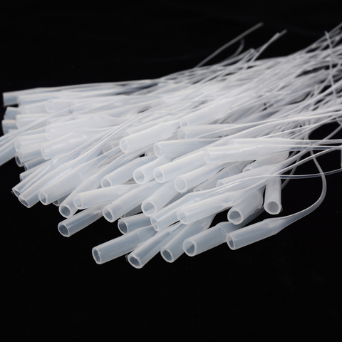 Micro embouts de bouteille de colle en plastique, 100 pièces, prolongateur de colle, buse de Tube de chute pour distributeurs de laboratoire ► Photo 1/6