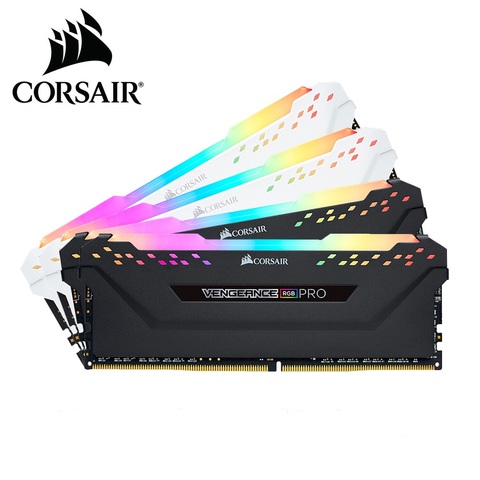 CORSAIR Ram RGB PRO, 3000MHZ, 3200MHZ, 3600MHZ, carte mère DIMM ordinateur de bureau de mémoire, 8 go, 16 go, 32 go de Ram ► Photo 1/4