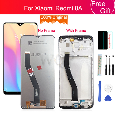 Original pour Xiaomi Redmi 8A affichage LCD écran tactile numériseur assemblée pour Redmi 8a lcd avec cadre 10 remplacement de l'écran tactile ► Photo 1/6