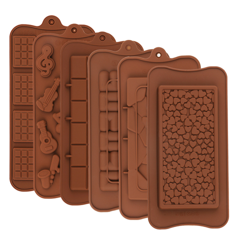 Moule à Chocolat en Silicone Silicone cakedecoration Chocolat Outils de cuisson antiadhésif Gelée et Bonbons Moule moule BRICOLAGE meilleur 2022 NOUVEAU ► Photo 1/6