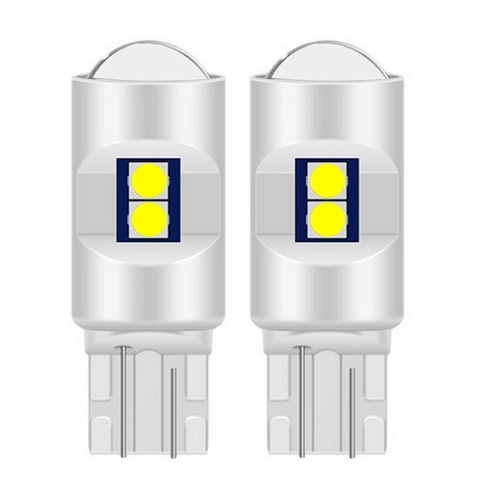 Ampoules de Parking Auto T10 W5W 168 2825, 2 pièces, haute qualité, Super lumineuses, 3030 LED, éclairage d'intérieur de voiture, marqueur ► Photo 1/6