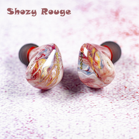 Shozy Rouge 1DD + 2BA Triple pilote hybride dans l'oreille crochet moniteurs filaire écouteurs détachable 0.78mm 3.5mm 2Pin câble pour Audiophile ► Photo 1/6