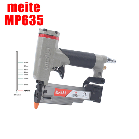 Meite – pistolet à Air Micro Pinner pour clouer, pour agrafeuse sans tête, 12-35mm de diamètre 3/8mm, 0.63 pouces, MP635 23ga 1 ► Photo 1/6