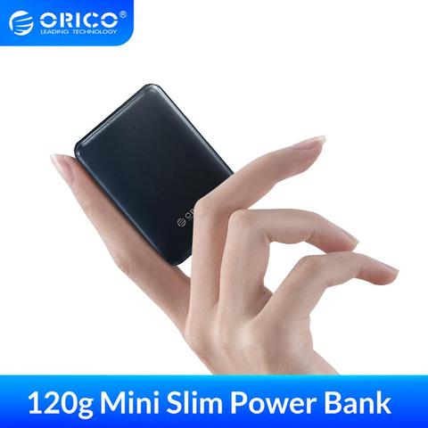 ORICO 5000mAh batterie d'alimentation mince Mini Portable batterie externe chargeur Powerbank pour iphone Xiaomi Smartphone petite banque d'alimentation ► Photo 1/6