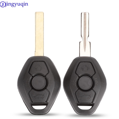Jingyuqin – coque de clé télécommande à 3 boutons, pour BMW série 3 5 7 325 325i 325ci 330 330i 325 325i 525 525i X5 X3 Z3 Z4 ► Photo 1/6