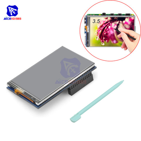 Diymore 3.5 pouces écran tactile TFT LCD Module d'affichage avec stylet ILI9486 R61581 pilote 320*480 SPI Interface pour framboise Pi ► Photo 1/6