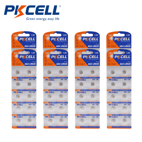 PKCELL – piles alcalines AG4, 80 pièces, 377A 377, LR626, SR626SW, SR66, 1.5V, pour montres et calculatrice ► Photo 1/6