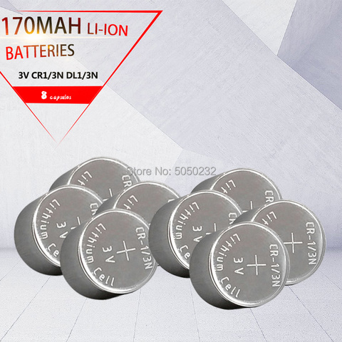Batterie au Lithium primaire de cylindre de batterie de CR1/3N DL1/3N 2L76 K58L 5018LC CR11108 3V jetable de 8 pièces pour le mètre de glycémie ► Photo 1/5