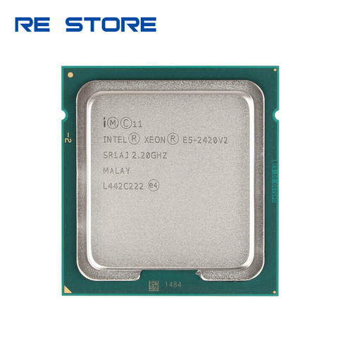 Intel Xeon E5 2420 v2 2.2GHz, Six cœurs, douze fils, 15M, LGA 1356 E5 2420v2 processeur d'unité centrale ► Photo 1/2