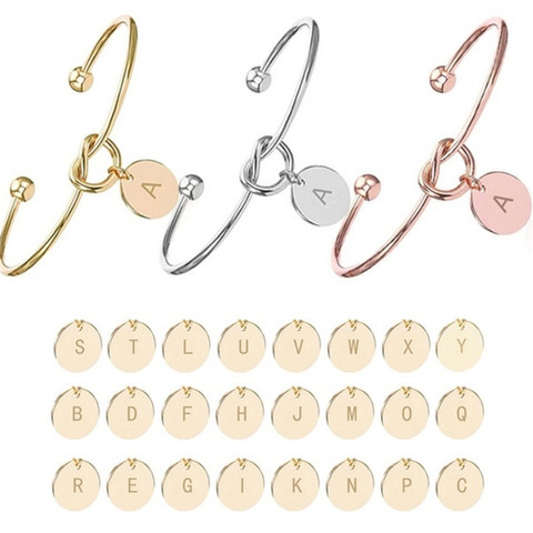 Cadeau de saint valentin pour petite amie fille | Bracelet avec lettre de nom initiale, cadeau pour demoiselle d'honneur mariage, Souvenir de fête ► Photo 1/6