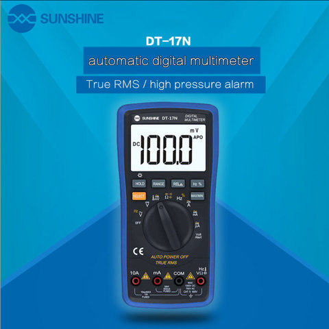 DT-17N haute précision affichage lcd multimètre numérique 35/6 instrument automatique AC tension DC mesure de résistance de courant ► Photo 1/4