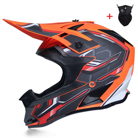 Casque de Moto tout-terrain, casque de Motocross professionnel, casque intégral de Moto, Moto, Moto, Moto, rétro ► Photo 1/6