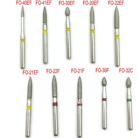 100pcs/10 boxes FO series Dental Diamond Drill Dental Burs Dia-burs for High Speed Dental Handpiece Dentist Tools ► Photo 1/6