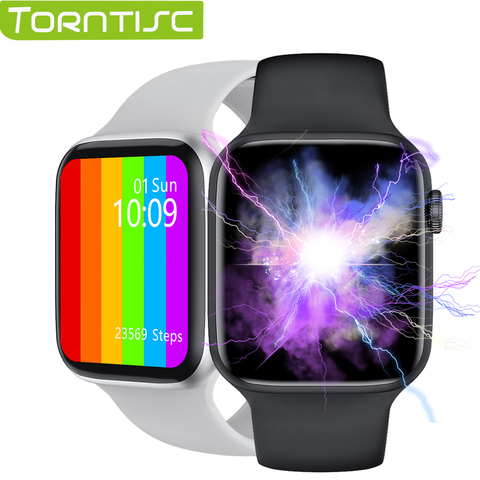 Pour IWO W46 et W26 Smartwatch IWO 12 Pro 13 1.75 pouces 320*385 montre intelligente hommes femmes montre à assembler soi-même visage sans fil chargeur thermomètre ► Photo 1/5