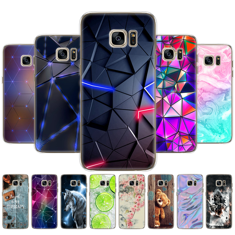 Housse en silicone pour Samsung S6 G920 G920F G920A housse pour Samsung Galaxy S6 edge G925F G925I G925A G925T coque de téléphone ► Photo 1/6