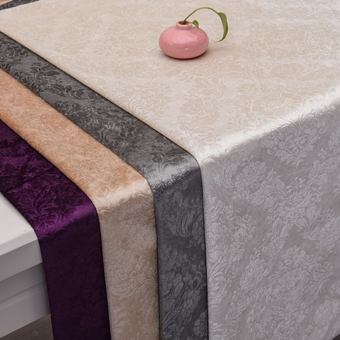 Rembourrage de canapé en velours doré gaufré 57 pouces, couverture de siège court en peluche Jacquard, accessoire de bureau ► Photo 1/6