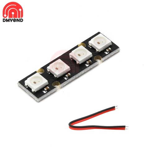 Panneau de développement RGB LED WS2812B, 4 bits, Module de contrôle Pixel intégré, pour F3 Naze32 CC3D ► Photo 1/6