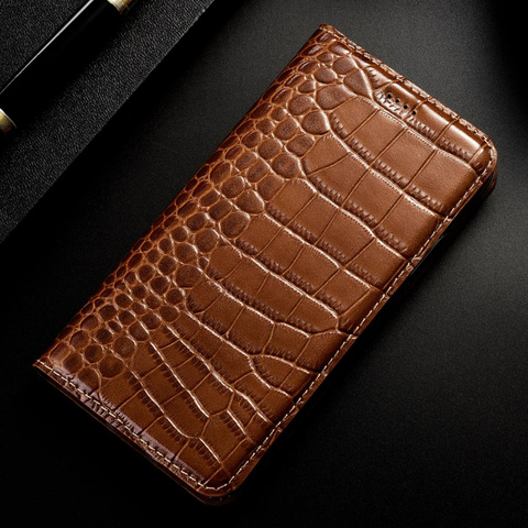 Pour Xiaomi Mi 10 9 8 SE Lite housse en cuir de Crocodile de luxe pour Xiaomi Mi10 Mi9 Mi8 Mi 5 5s 6 8 9 9T 10 Pro étui de téléphone ► Photo 1/6