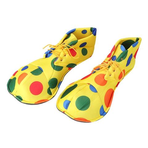 Couverture de chaussures de Clown d'halloween, 1 paire, accessoires de Costumes unisexes, Costume fantaisie pour adulte, fournitures de fête ► Photo 1/6