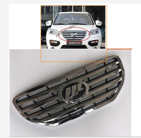 Grille supérieure de radiateur de pare-choc avant ABS chromé, accessoires pour Lifan X60 ► Photo 1/3