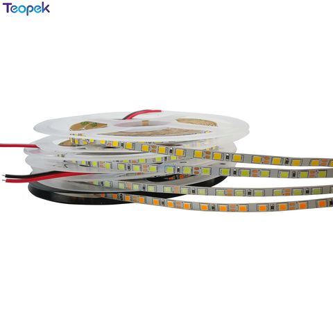 4mm largeur étroite 2835 LED bande 120led/m 5m Flexible bande lumière blanc, blanc chaud, bleu, vert, rouge Non étanche bande DC12V ► Photo 1/6