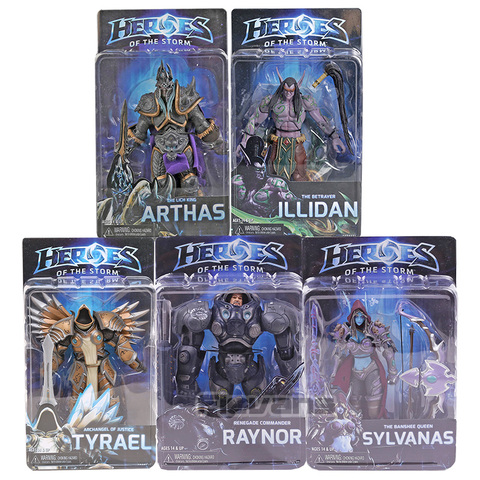 NECA héros de la tempête Arthas Raynor Sylvanas Tyrael NOVA Illidan PVC figurine modèle à collectionner jouet ► Photo 1/6