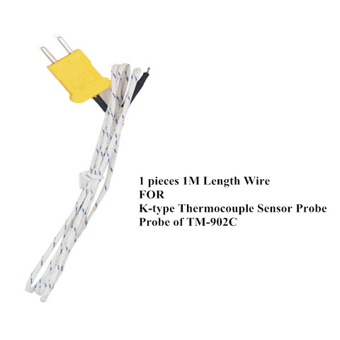 Sonde de capteur de type K TM902C, testeur de thermomètre, compteur de température, sonde à aiguille de Thermocouple pour laboratoire usine, 33% de réduction ► Photo 1/1