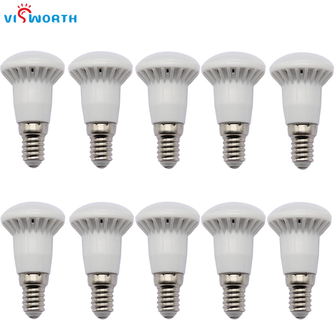 Ampoules LED E14 3W, 10 pièces/lot, lampe LED SMD2835, éclairage de bougie blanc chaud-froid Ac 110V 220V 240V pour la maison ► Photo 1/6