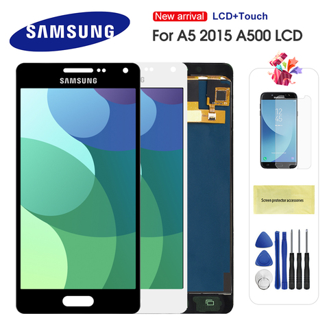 Ensemble écran tactile LCD, pour Samsung Galaxy A5 2015 A500 A500F A500FU A500H A500M ► Photo 1/6