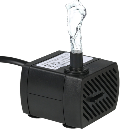 Pompe à eau Submersible Ultra silencieuse 2W/2.5W/4W, filtre de fontaine d'eau pour Aquarium 110V 220V ► Photo 1/6