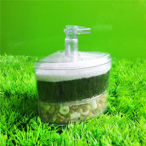 Filtre Bio d'angle pour Aquarium 10x8x12 cm, 1 pièce, mousse pour faire frire les crevettes ► Photo 1/6
