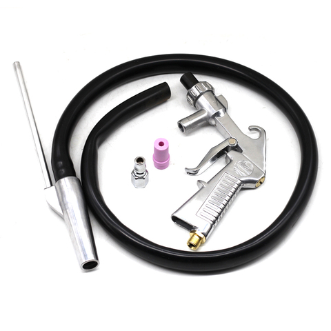 Sableuse alimentation pistolet de sablage Siphon d'air sablage pistolet abrasif buses en céramique conseils Kit outils électriques pistolet de pulvérisation aérographe ► Photo 1/6