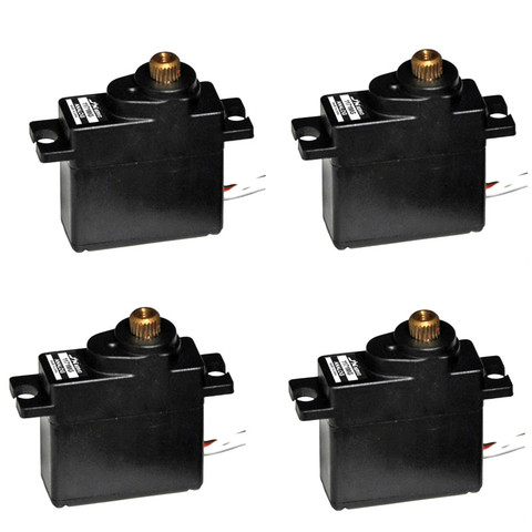 4 pièces JX Servo PS-1171MG 17g 3.5KG couple engrenage métallique analogique Mini fer noyau Servo pour RC Mini hélicoptère avion Robot bricolage pièces ► Photo 1/2
