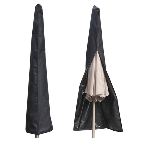 1Pc housse de Parasol extérieur terrasse Parasol couverture jardin Parasol housse étanche à la poussière 190x57x2 6cm/230x55x25cm ► Photo 1/6