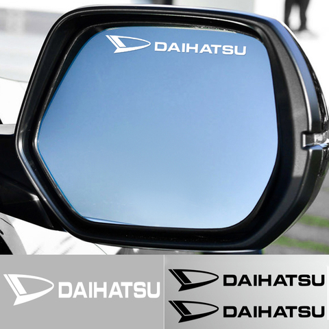 4 pièces autocollants de décoration de style de voiture pour Daihatsu poignée de porte de voiture autocollants réfléchissants miroirs essuie-glace accessoires de garniture créative ► Photo 1/6