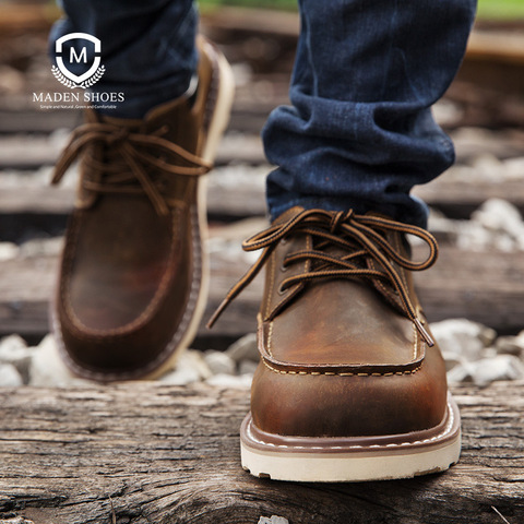Maden – baskets en cuir véritable pour hommes, chaussures noires, marque de luxe, chaussures de créateur, haute qualité ► Photo 1/6