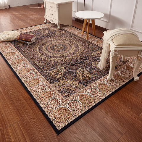 Tapis de Style persan pour salon et chambre à coucher, luxueux, classique, turquie, tapis d'étude, de sol, de Table basse ► Photo 1/6