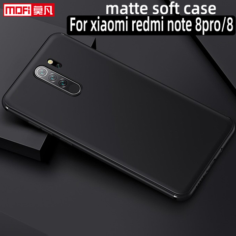 Coque de protection en silicone souple pour xiaomi, étui mat pour redmi note 8 pro, ultra mince ► Photo 1/6