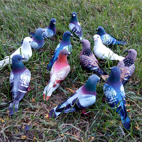 Plumes d'oiseaux artificielles en mousse | Artisanat de bricolage, pour cour extérieur, ornements pour décoration de jardin maison, décoration de mariage, arbre de noël ► Photo 1/6