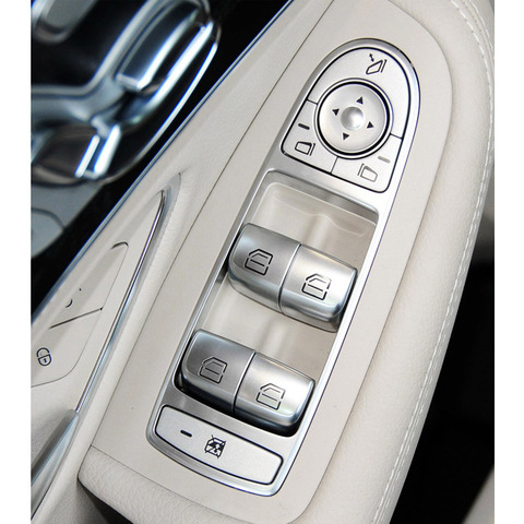 Bouton de lève-vitre intérieur de voiture, interrupteur pour Mercedes Benz classe C W205 C180 C200 C260 C300 C63 W204 ► Photo 1/6