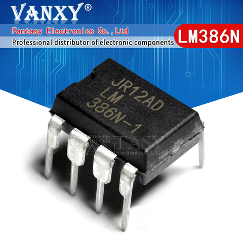 10 PIÈCES LM386N DIP8 LM386 DIP LM386N-1 LM386-1 IC nouvelle et originale ► Photo 1/5