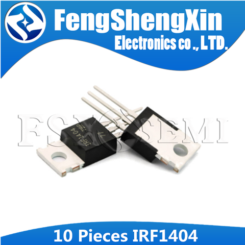 MOSFET de puissance à-220, 10 pièces/lot, IRF1404 IRF1404PBF IRF1404Z ► Photo 1/2