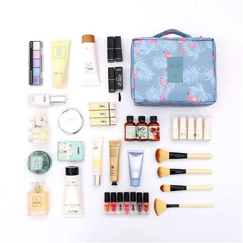 FUDEAM-sac de rangement de voyage en Polyester multifonction pour femmes, trousse de toilette à cosmétiques, trousse de maquillage Portable ► Photo 1/6