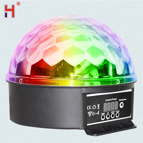 Disco boule stroboscopique lumière voiture intérieur atmosphecolorful Dj lumières son fonction Active télécommande pour Camping fête de mariage ► Photo 1/6