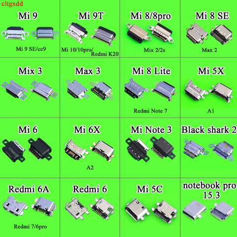 Station de charge de Type C, connecteur Jack Micro USB, Port de prise pour XiaoMi Mi A1 A2 9 9T 8 Lite SE 5X 6X Redmi 6A pro 15 ► Photo 1/6