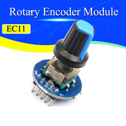 Module de codeur rotatif avec interrupteur, pour le développement de capteur Arduino Brick, potentiomètre rotatif Audio rond, capuchon EC11 ► Photo 1/6
