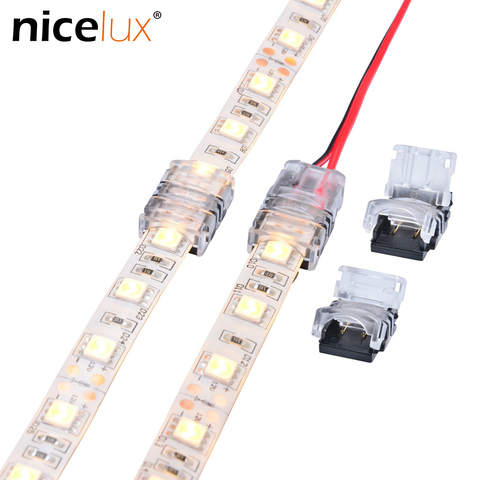 5 pcs/lot 2pin 3pin 4pin 5pin LED connecteur de bande pour simple rvb RGBW couleur 3528 5050 LED bande pour câbler les bornes d'utilisation de connexion ► Photo 1/6