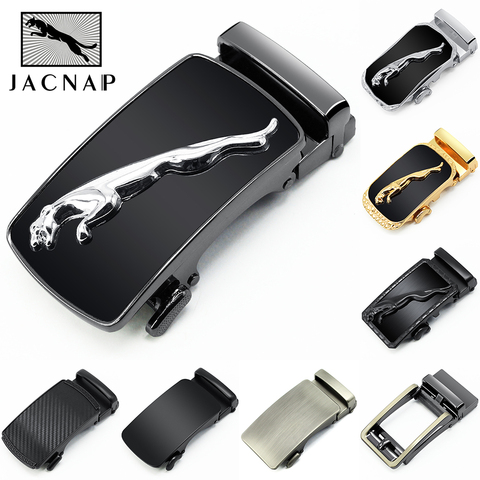 JACNAIP – boucle de ceinture en métal pour hommes, tête à cliquet, accessoires de ceinture automatique, largeur 3.6CM ► Photo 1/6