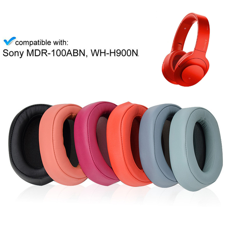 Oreillettes de remplacement coussin oreillettes pour casque Sony MDR-100ABN WH-H900N, pièce de réparation de casque Sony oreillette ► Photo 1/6